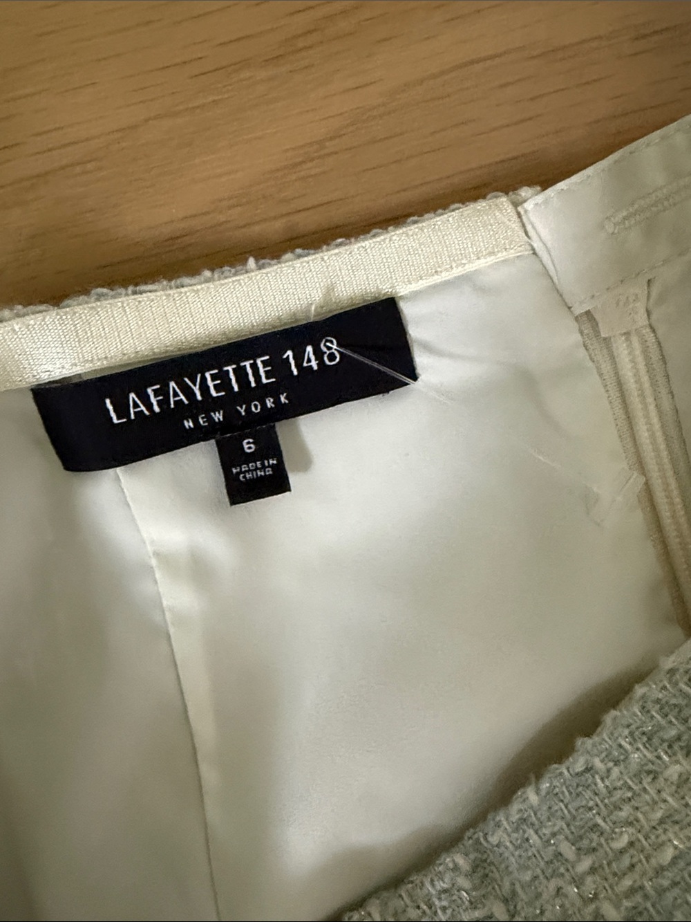 Lafayette 148 Tweed Pencil Skirt - Picture 2 of 4